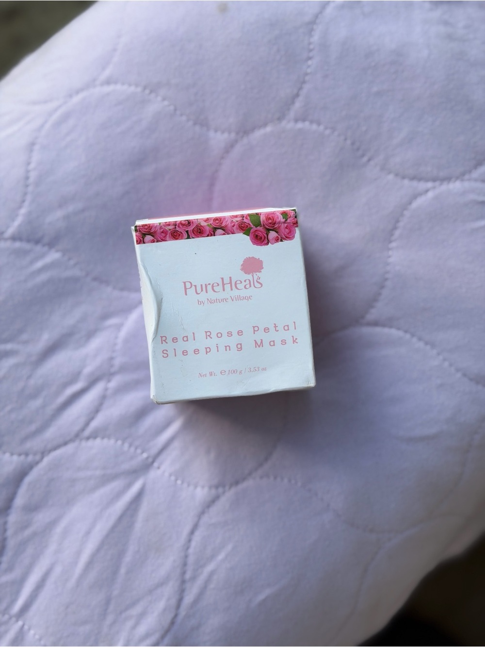 PureHeal’s Real Rose Petal Sleeping Mask - Pink